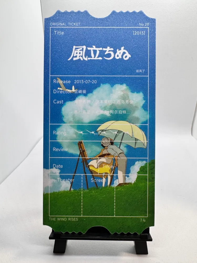 Studio Ghibli, Jiro Horikoshi, Nahoko: No.20 view 2