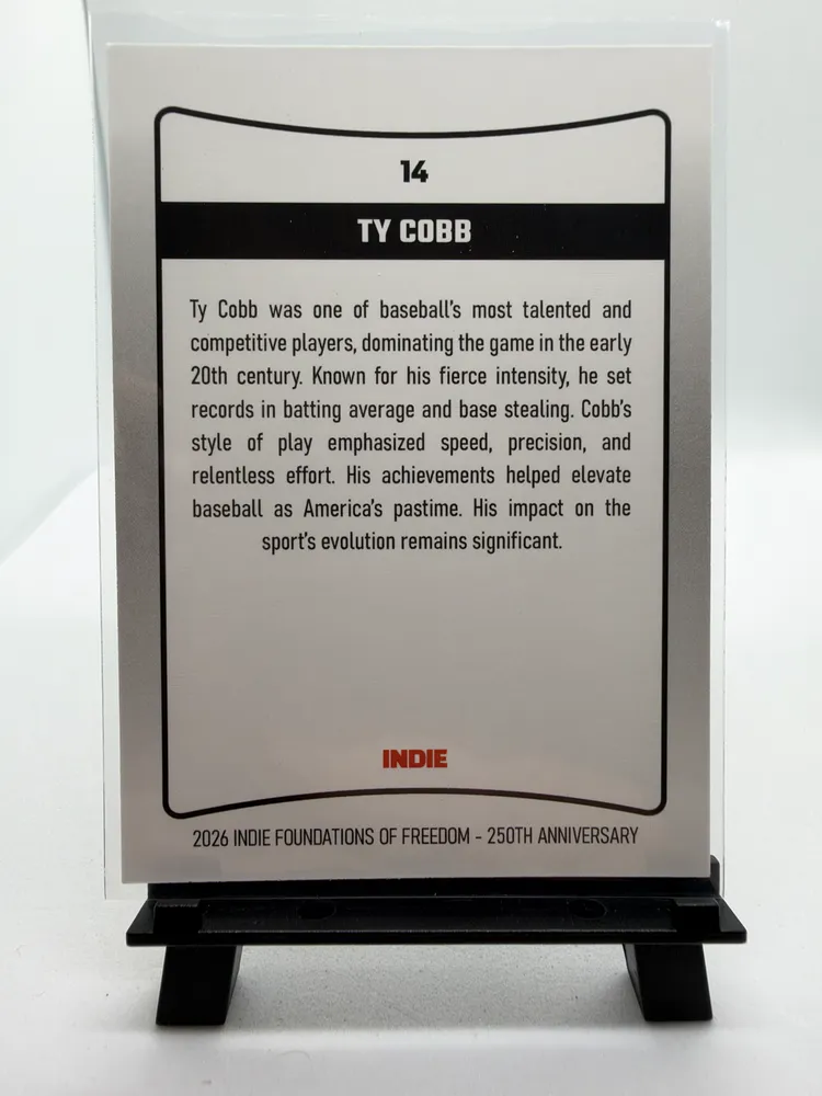 Indie Historic Series, Ty Cobb: 14 view 3