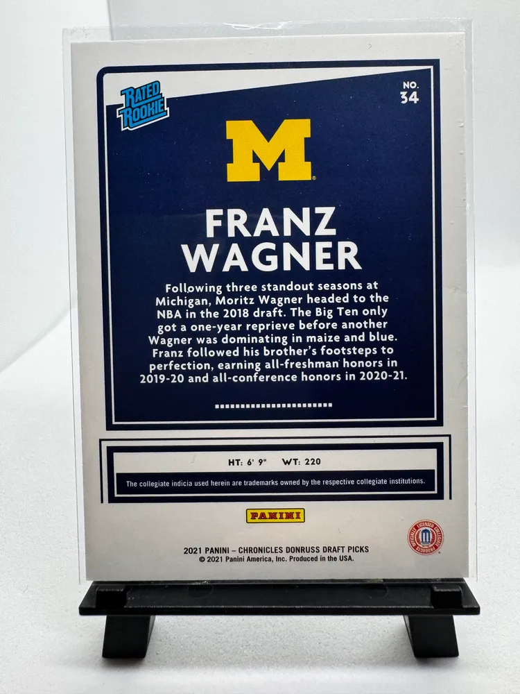 Sports Cards, Franz Wagner: 34 view 3
