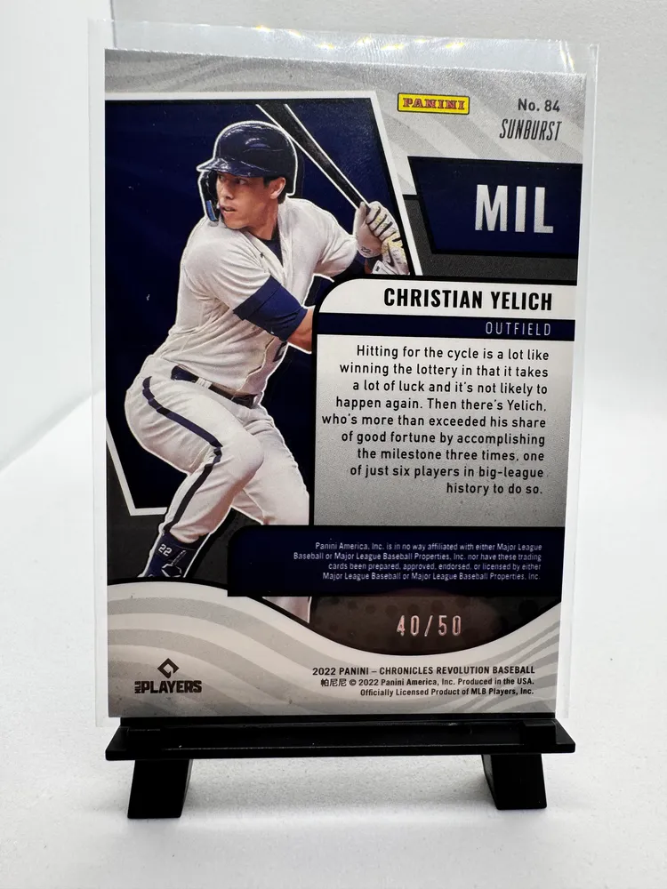 Sports Cards, Christian Yelich: 84 view 2