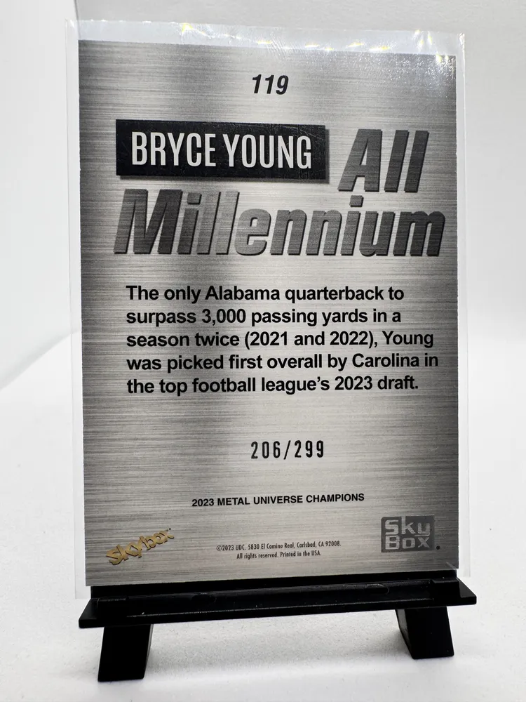 Sports Cards, Bryce Young: 119 view 2