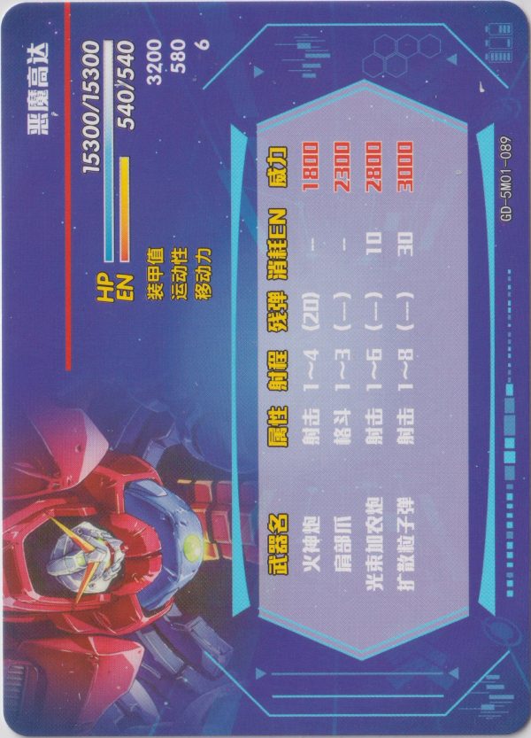 JDG-00X Devil Gundam: GD-5M01-089