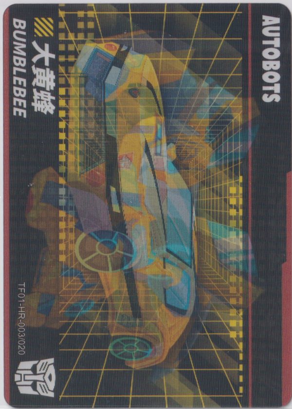 TF01-HR-003 trading card from Kayou's Transformers set