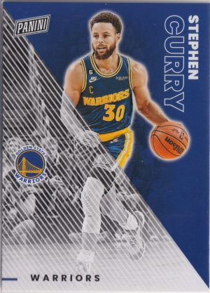 Stephen Curry a trading card from the panini father's day 2023 packs