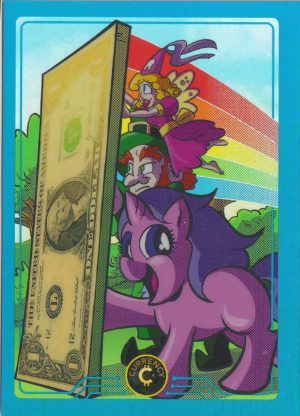 Currency 26 a card from Cardsmith's cryptocurrency trading card set