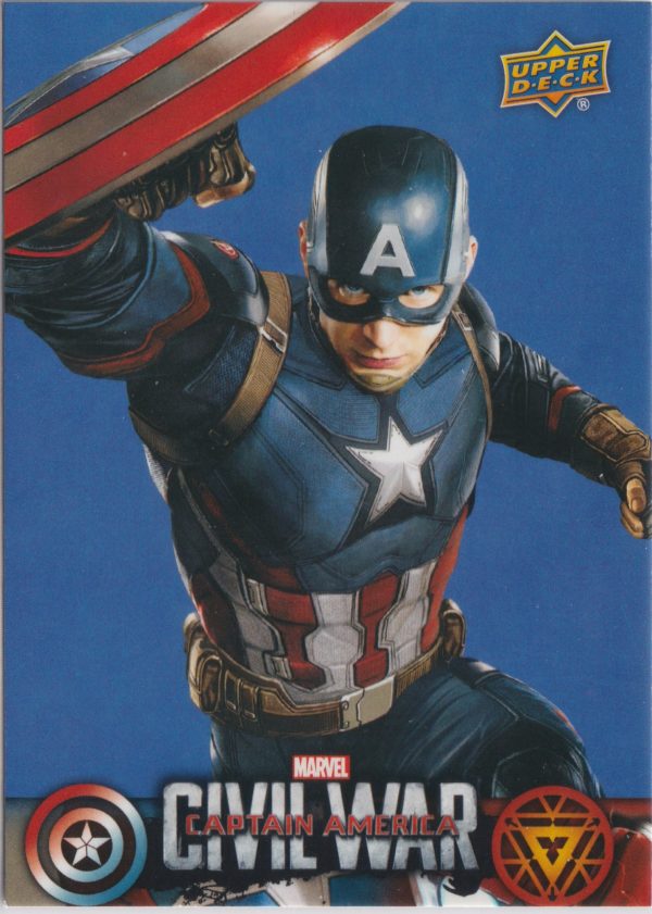 Captain America: CW13 trading card from the Marvel Civil War set