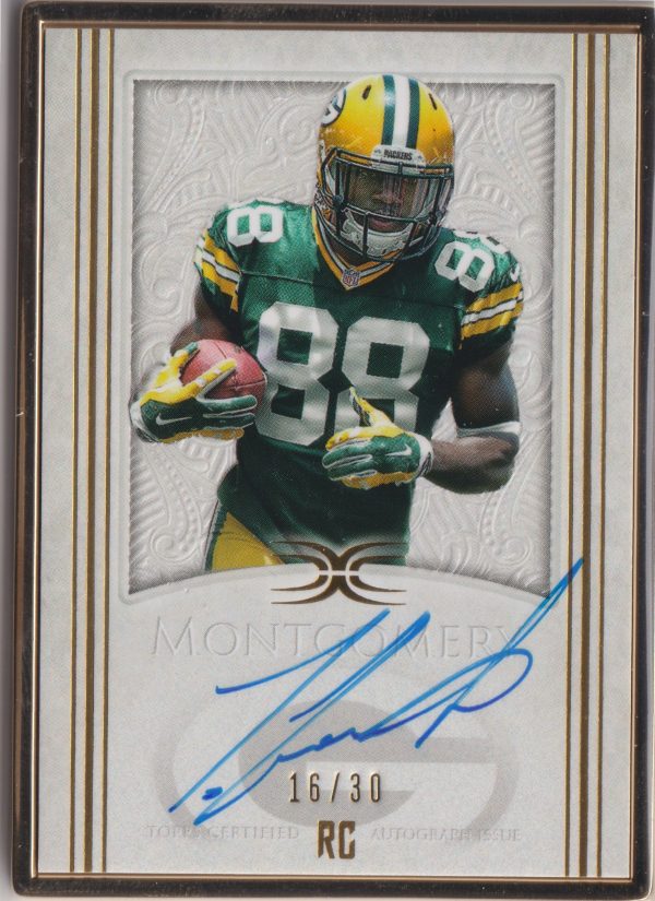 FRA-TM Ty Montgomery Definitive 2015 Framed Auto