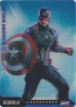 MW3D-001 A card from Kayou's Marvel Hero Battle TCG. These are often collected like trading cards