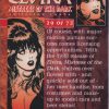 Elvira 29 of 72 back of the trading card from her Mistress of the Dark set released by Comic Images in 1996