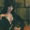 Elvira 48 of 72 front of the trading card from her Mistress of the Dark set released by Comic Images in 1996
