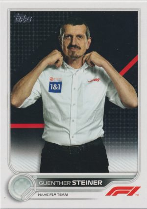 Topps Flagship F1 2022 Guenther Steiner 108 trading card