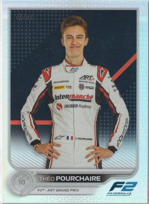 Topps Flagship F1 2022 Theo Pourchaire 86 trading card