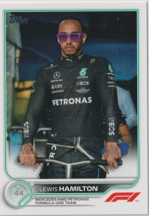 Topps Flagship F1 2022 Lewis Hamilton 8 trading card