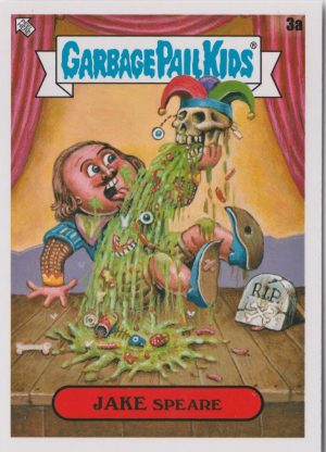 gpkb-3a a trading card from Garbage Pail Kids Bookworms