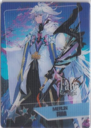 FT-PR-Merlin a trading card from Big Face Studios set based on the Fate Stay/Night franchise