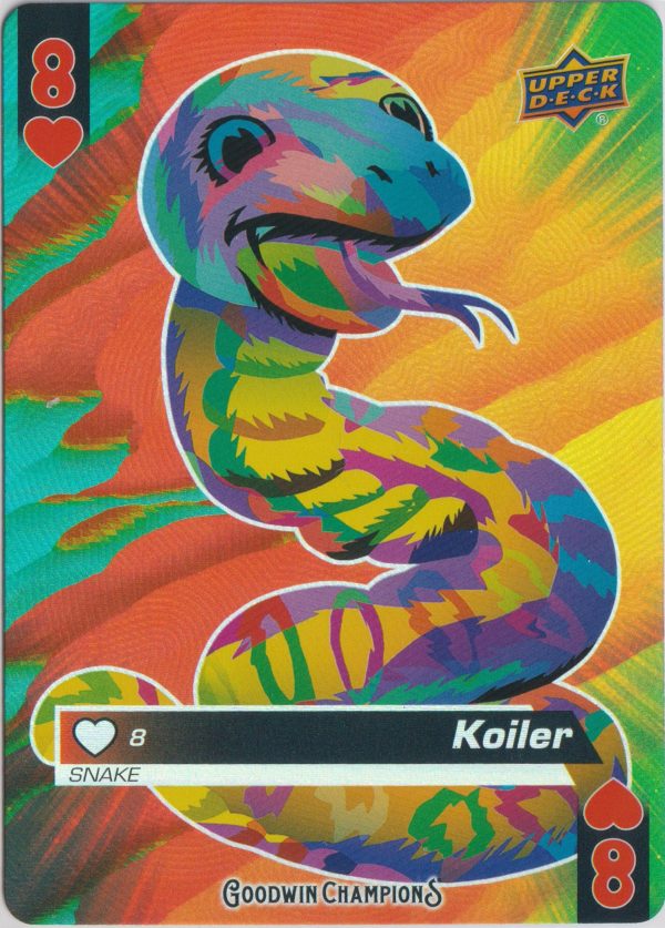 Koiler, a playing card from the Goodwin Champion's 2021 trading card set.