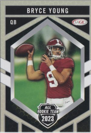 SHS-RT-176 featuring Bryce Young from the Sage High Series Draft Football trading cards set