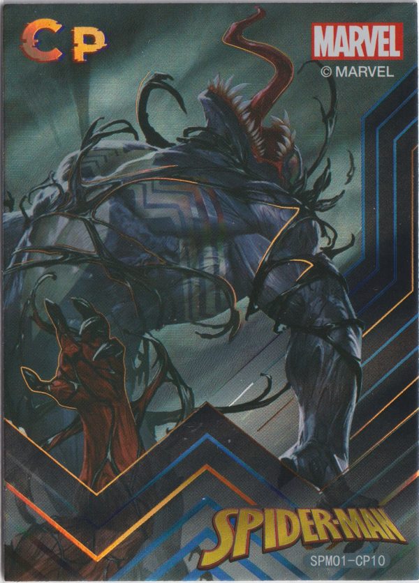 SPM01-CP10 a trading card from the incredible Spiderman 60th Anniversary set by Zhenka