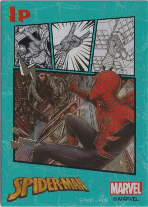 SPM01-IP08 a trading card from the incredible Spiderman 60th Anniversary set by Zhenka