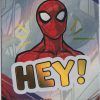 SPM01-SSR27 a trading card from the incredible Spiderman 60th Anniversary set by Zhenka