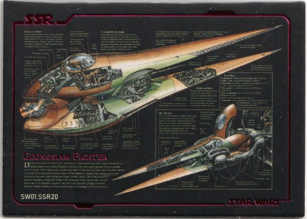 SW01-SSR20 trading card, from star wars pre release 2023.