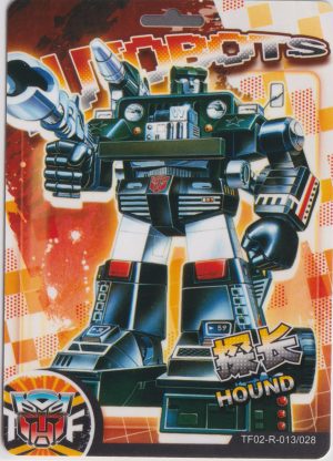 TF02-R-013 a trading card from Kayou's TF02 Transformer's set