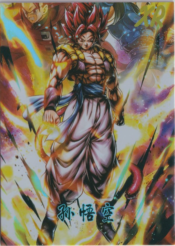 dbop_xr-01 a trading card from a weird Dragon Ball and One Piece crossover set
