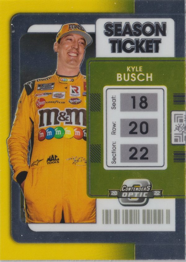 Kyle Busch on card 11 from Panini's 2021 Nascar Chronicles set of trading cards