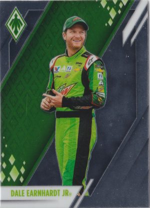 Dale Earnhardt Jr on card 18 from Panini's 2021 Nascar Chronicles set of trading cards