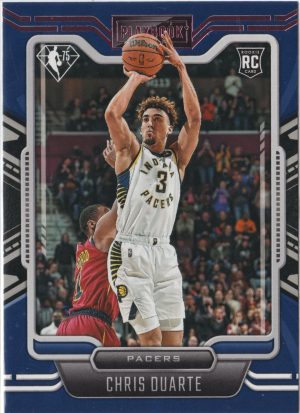 Chris Duarte on card 278 from Panini's NBA Chronicles 2021 trading cards set