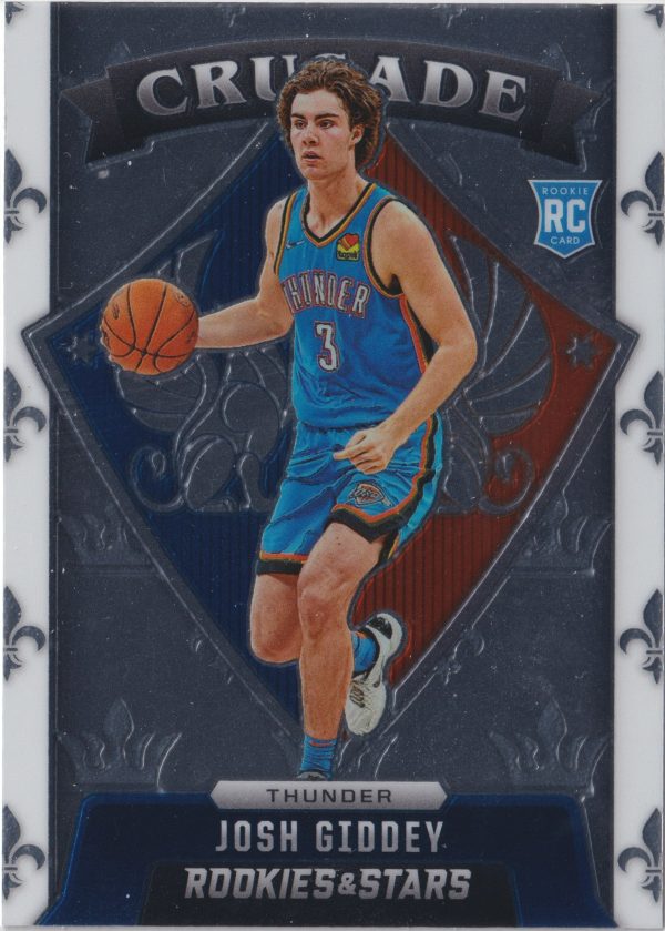 Josh Giddy on card 619 from Panini's NBA Chronicles 2021 trading cards set
