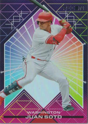 Juan Soto, card 17 a trading card from Panini's Baseball Chronicles 2021