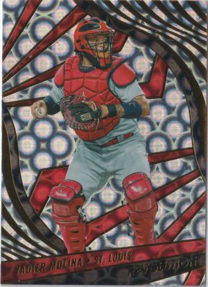Yadier Molinab, card 54 a trading card from Panini's Baseball Chronicles 2021