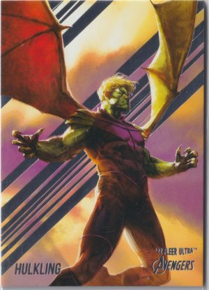 Hulkling, card 31 from Upper Deck's 