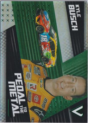 Kyle Busch on card 10 from Panini's 2021 Nascar Chronicles set of trading cards