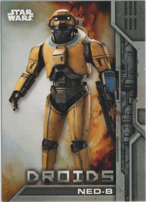 OBI-D-3 a trading card from the Topps Obi-Wan set