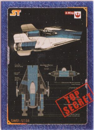 SW01.ST08 trading card, from star wars pre release 2023.
