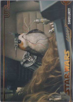 SW01.UR17 trading card, from star wars pre release 2023.
