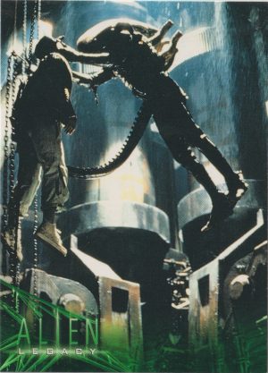 Death From On High - Card 7 from the 1996 Alien Legacy trading cards produced by inkworks.
