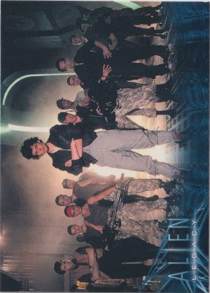 The New Mission - Card 13 from the 1996 Alien Legacy trading cards produced by inkworks.