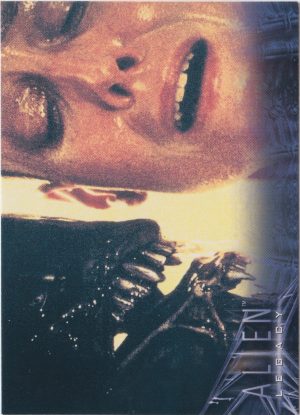 Old Friends Reunited - Card 31 from the 1996 Alien Legacy trading cards produced by inkworks.