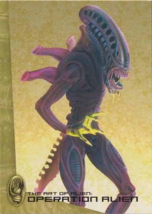 Operation Alien - Card 67 from the 1996 Alien Legacy trading cards produced by Inkworks.