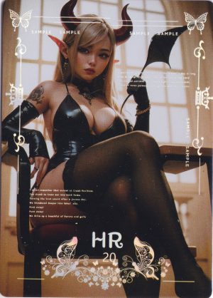 BC_HR_20 a trading card fro Mosiac's excellent waifu set: Beautiful Color. This set features hyper-realistic AI artwork styles