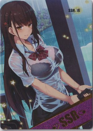 BC_SSR_16 a trading card from Mosiac's excellent waifu set: Beautiful Color. This set features hyper-realistic AI artwork styles