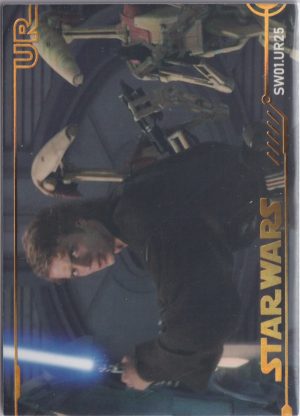 SW01.UR25, a trading card from the amazing Star Wars Pre Release set by Step Inn Games Ltd now known as Cartoon House
