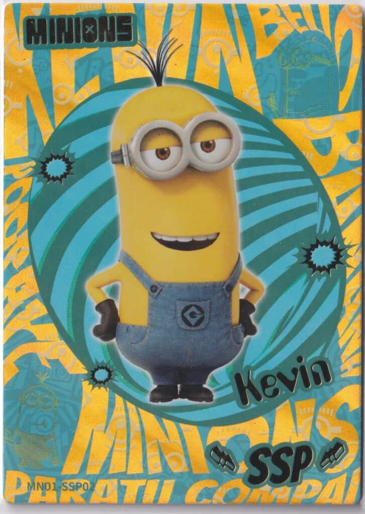 An SSP trading card featuring the Minion 
