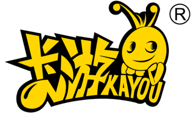 The Kayou logo, it's a friendly yellow ant